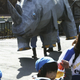 Illustration for article titled The Amazing World Of Zoo Drills, With Humans Dressed As Escaped Animals
